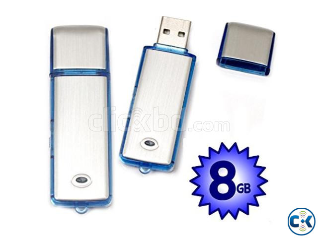 USB Voice Recorder 8GB Silver large image 0