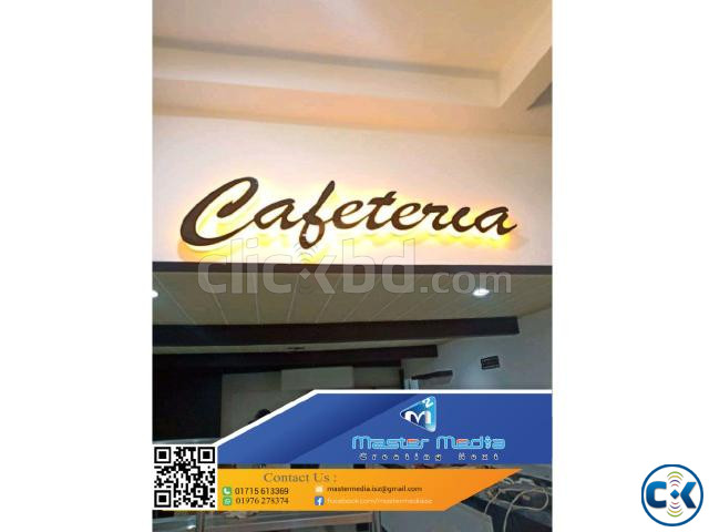 SS Golden Plastic 3d latter Signboard making large image 4