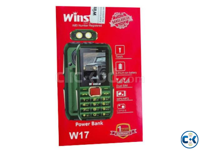 Winstar W17 Power Bank Phone 7000mAh Dual Sim large image 0