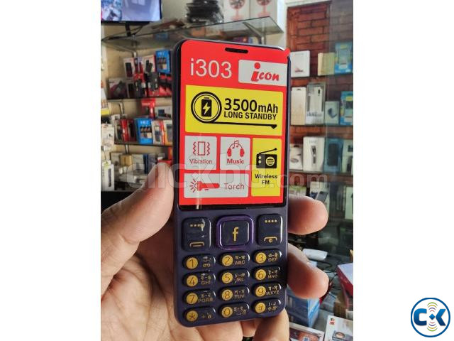 icon i303 Feature Phone 3500mAh Battery large image 0