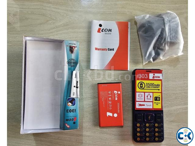 icon i303 Feature Phone 3500mAh Battery large image 1