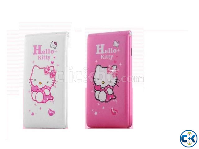 Hello Kitty D10 Folding Mobile Phone Touch Display Dual Sim large image 3