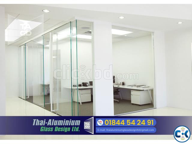 Office Thai Glass Patision Cutting Wall Glass large image 0