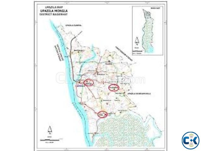 Land for sale in Mongla large image 0