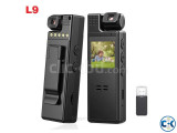 L9 Portable Body Camera 180 Rotating Lens Night Vision