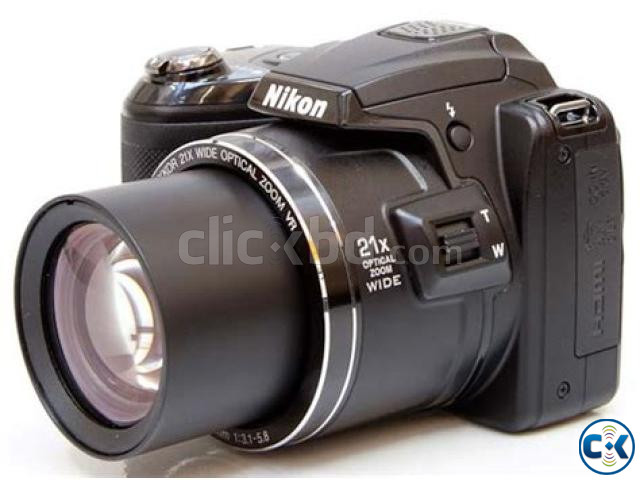 NIKON Coolpix L120camera 21x optical zoom 14.1 megapixels VR large image 0