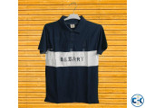 Blue Contrast Polo Shirt