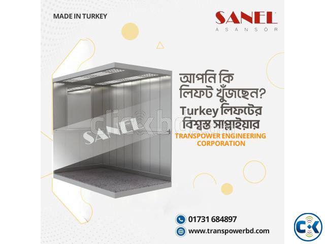 Sanel 1250 Kg Passenger Elevator Brand Sanel-Turkey  large image 1