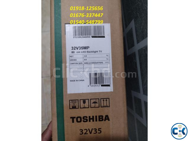 Toshiba 32 inch 32V35MP Android Smart TV Official large image 1