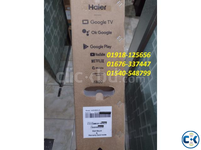 43 H43K800UX HDR 4K Google Android TV Haier large image 1