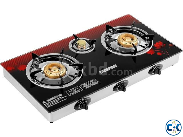 Geepas 3 Burner GK6759 Auto Gas Stove large image 2