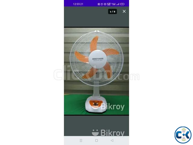 HK Defender Rechargeable Fan 16 Inch Price In Bangladesh large image 0