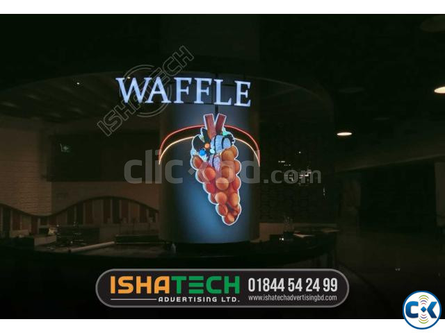 Acrylic Letter Waffle large image 0