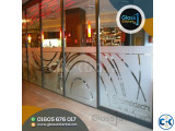 Glass Partition Sticker Design