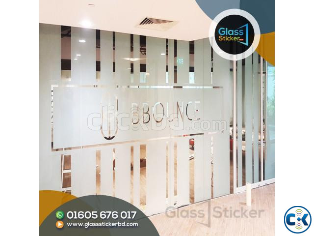 Glass Partition Sticker Design large image 1