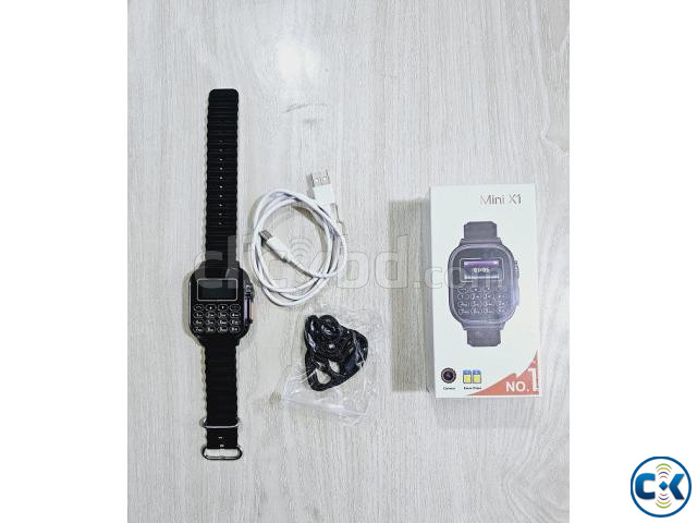 Mini X1 Smart Watch Dual Sim Camera Mp3 large image 2