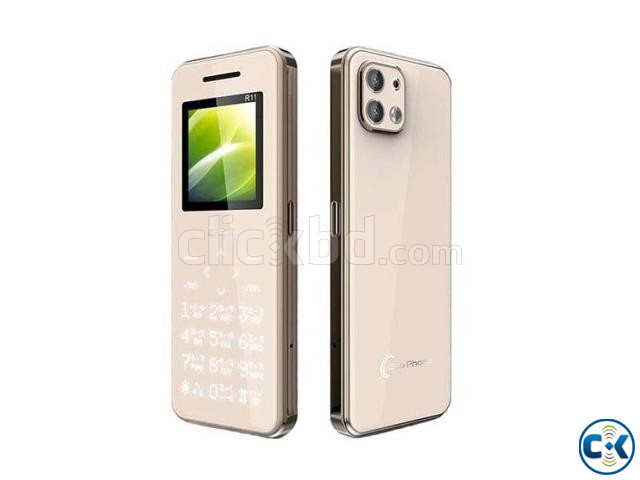 Geo R11 Mini Phone Touch Keypad Gold large image 0