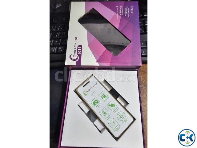 Geo R11 Mini Phone Touch Keypad Gold large image 2