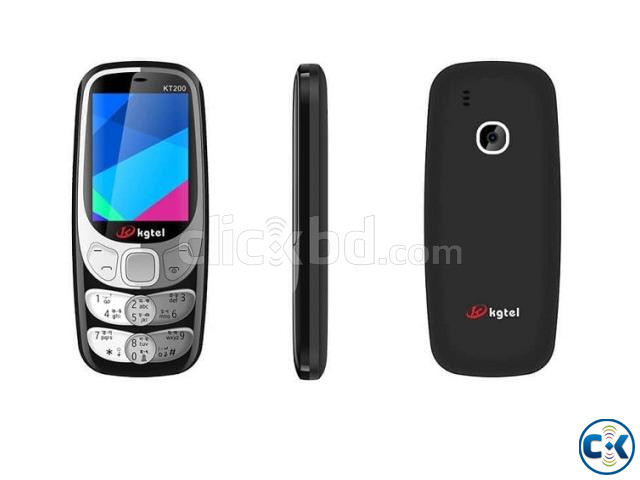 Kgtel KT200 Feature Phone Dual Sim Black large image 0