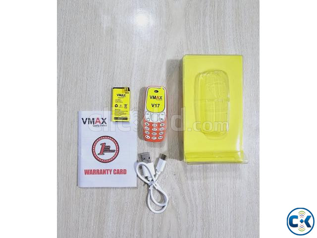 Vmax V17 Mini Phone Dual Sim Orange large image 2