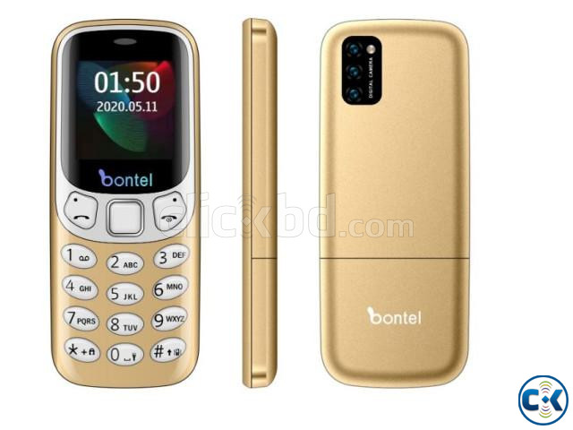 Bontel S3 Mini Phone Dual Sim Gold large image 0