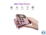 Small image 3 of 5 for i17 Mini Folding Mobile Phone 2 SIM Purpal | ClickBD