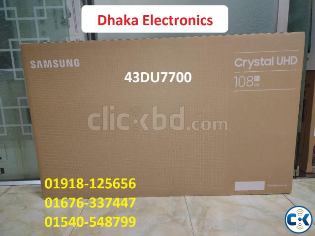 Samsung 43 inch DU7700 Crystal UHD 4K Smart TV Official large image 0