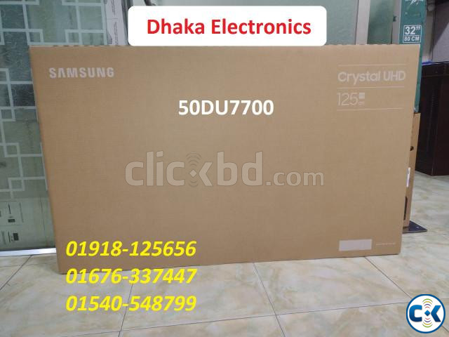 Samsung 50 inch DU7700 Crystal UHD 4K Smart TV Official large image 0