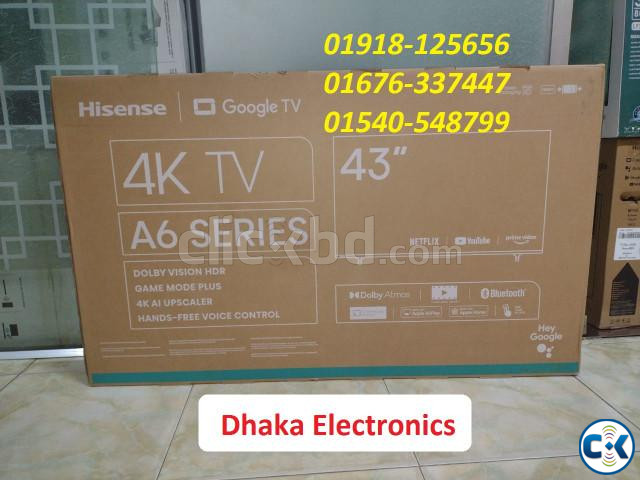 43 43A6F3 4K Google Android TV Hisense large image 0