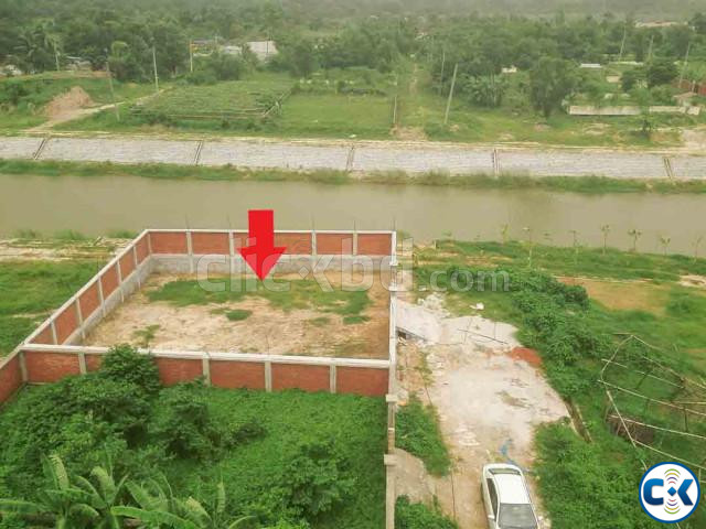 South-Facing 5 Katha Lake View Plot in RAJUK Purbachal large image 3