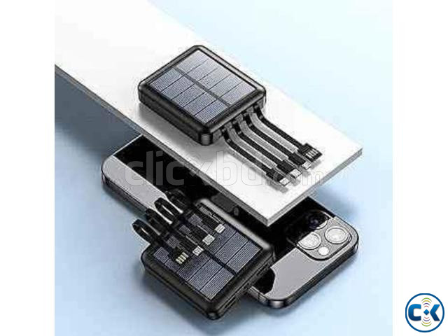 Brand New 10000 mAh portable solar charger power bank large image 1