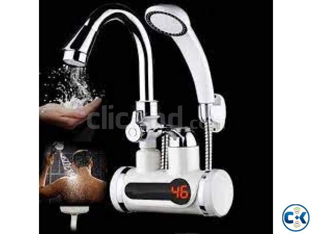 Instant Digital Hot Water Tap WITH SHOWER large image 0