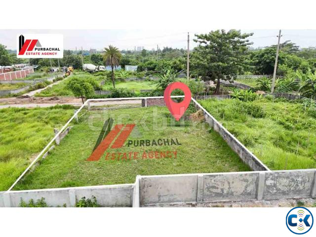 Appealing 5 Katha Plot in RAJUK Purbachal for Sale. large image 1