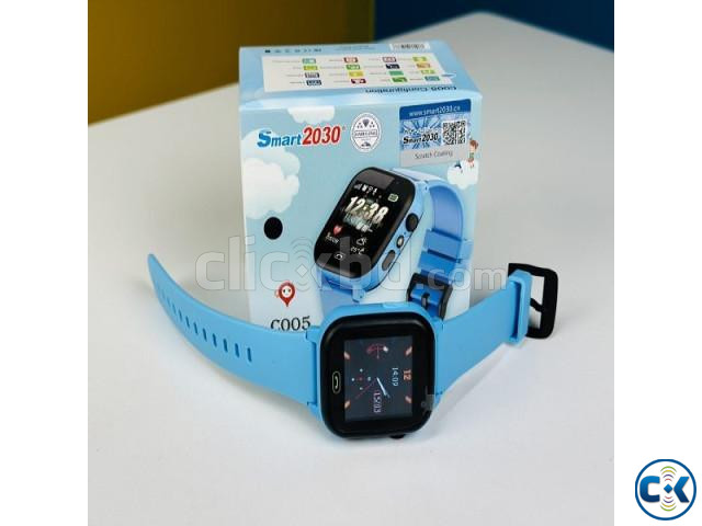 Smart2023 C005 GPS Calling Kids Smartwatch Camera Blue large image 1