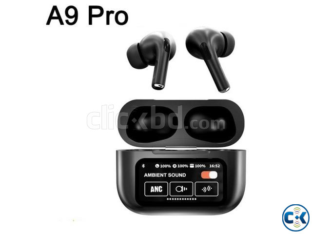 A9 Pro ANC ENC Wireless Earbuds Touch Control Double Dark No large image 0