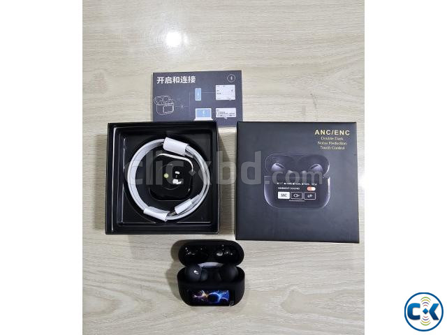 A9 Pro ANC ENC Wireless Earbuds Touch Control Double Dark No large image 1