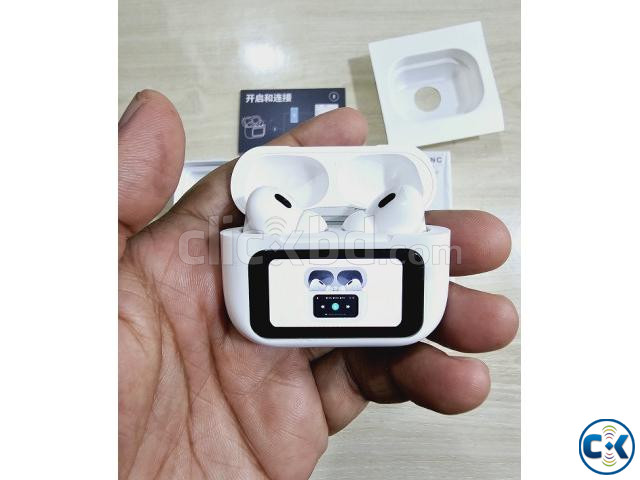 A9 Pro ANC ENC Wireless Earbuds Touch Control Double Dark large image 1