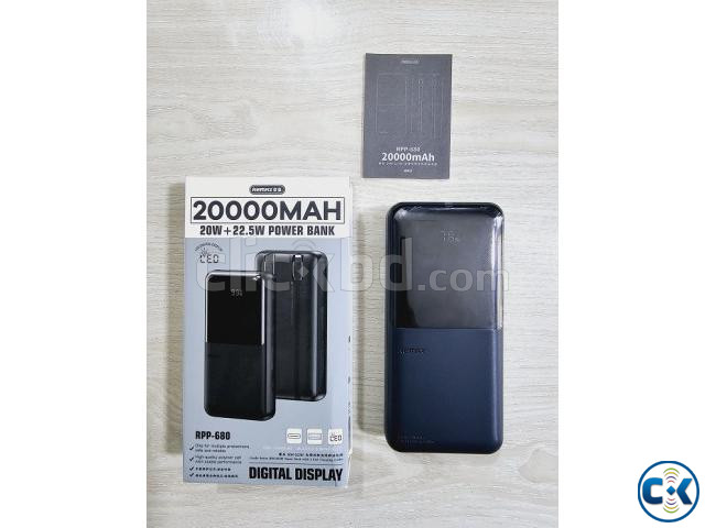 Remax RPP-680 Power Bank 20000mAh Fast Charging 22.5W large image 1