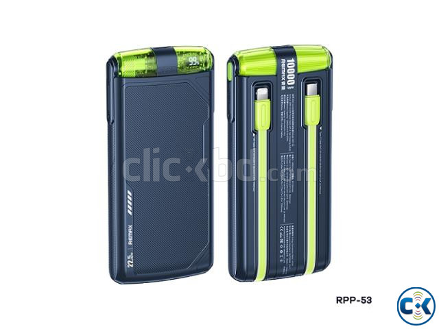 Remax RPP-53 Power Bank 10000mAh Fast Charging 22.5W large image 0