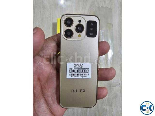 Rulex RM21 Mini Phone Dual Sim Gold large image 0