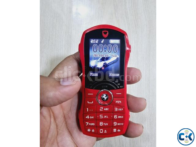 Car Shape Mobile Phone W2020 Dual Sim Camera Red large image 4