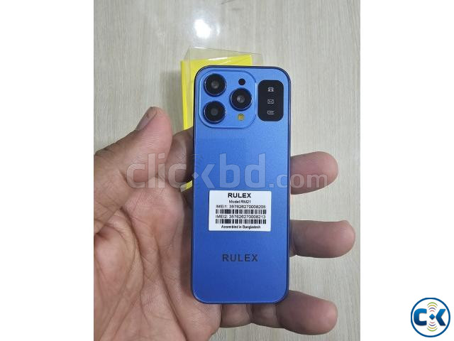 Rulex RM21 Mini Phone Dual Sim Warranty Blue large image 1