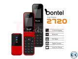 Small image 1 of 5 for Bontel 2720 Folding Phone Dual Sim Black | ClickBD