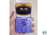 Small image 3 of 5 for i17 Mini Folding Mobile Phone 2 SIM Purpal | ClickBD