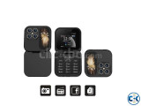 Small image 1 of 5 for i17 Mini Flip Phone 2 SIM FM Radio Black | ClickBD