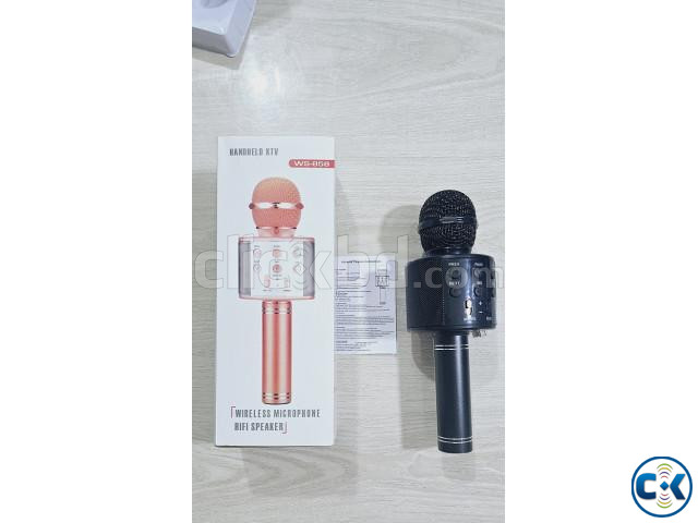 Wster WS858 Bluetooth Karaoke Microphone With Voice Change O large image 3