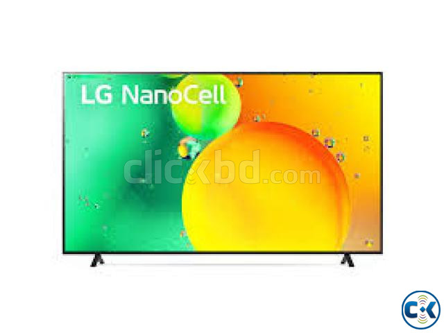 LG official 75 inch model NANO75QA 4K Smart NanoCell TV large image 1