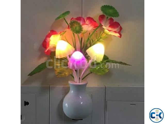 Mushroom Sensor LED Night Light Wall Lamp large image 0