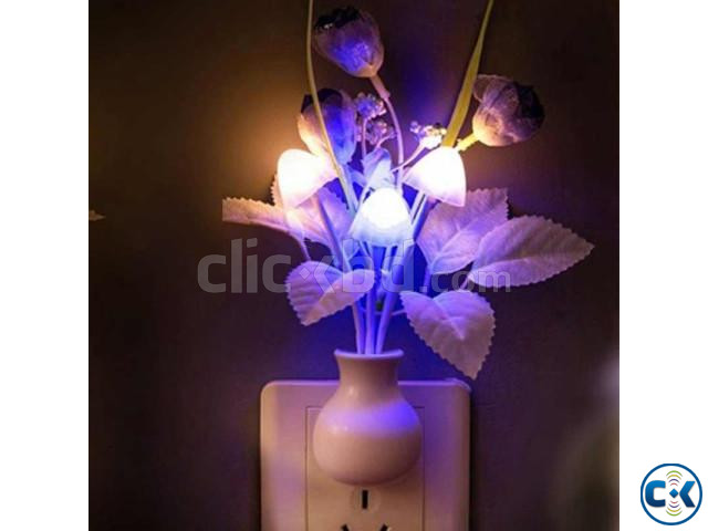 Mushroom Sensor LED Night Light Wall Lamp large image 1