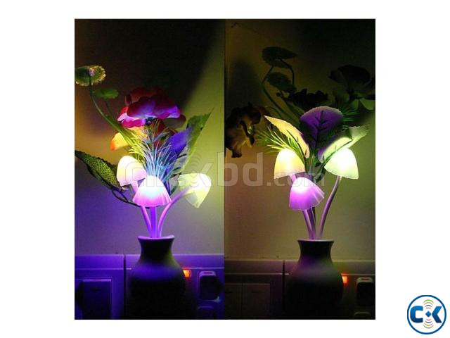 Mushroom Sensor LED Night Light Wall Lamp large image 2